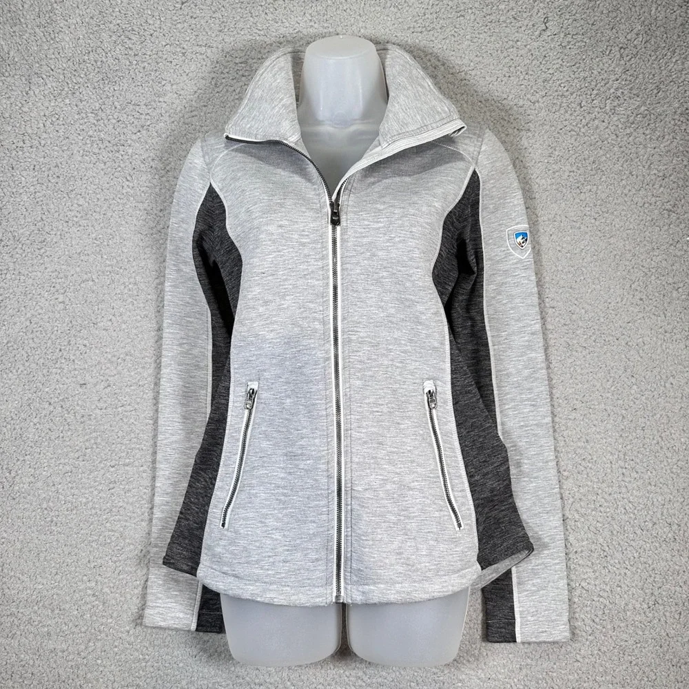 KUHL Projekt Women's Small Full Zip Heather Grey Jacket Stretch Performance - Picture 14 of 16